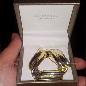 Contessa Gold-Tone Brooch